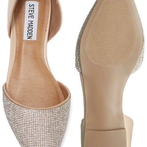 Steve Madden | Khai d'Orsay Design | Rhinestone Flats size 9